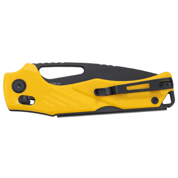 SRM Folding hunting knife Mirage 239X-GY | 14C28N blade and yellow G10 handle