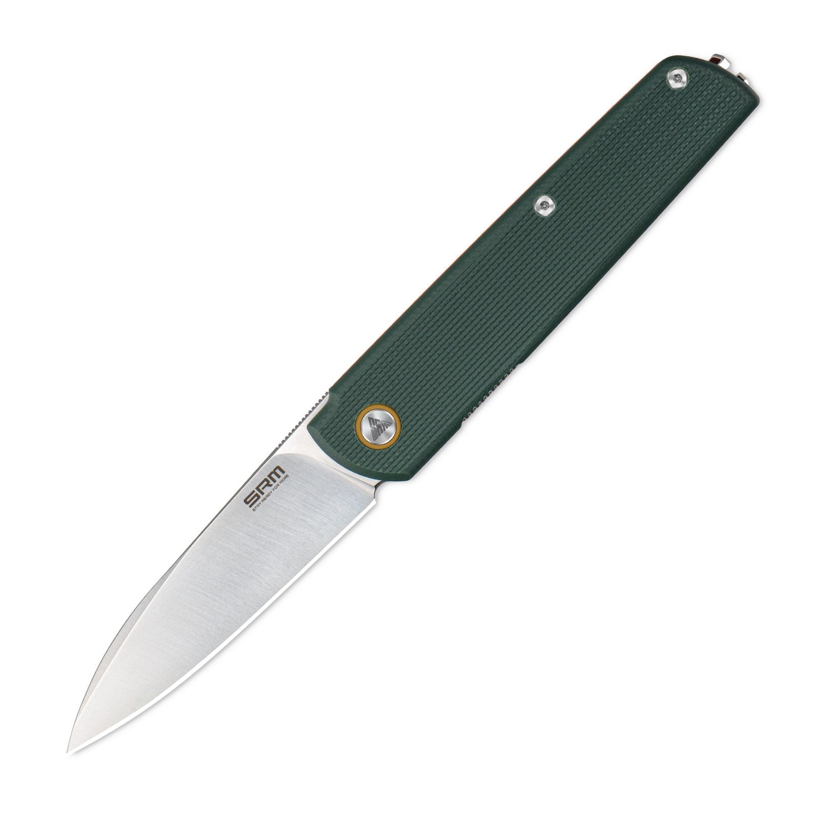 SRM Qrick 408L-GX EDC knife with blade open