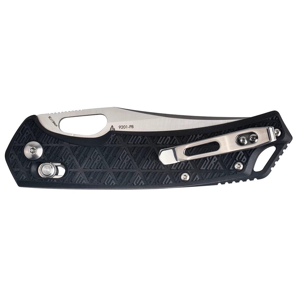 SRM hunting pocket knife Retreiver 9201-PB | 8Cr clip point blade and FRN handle