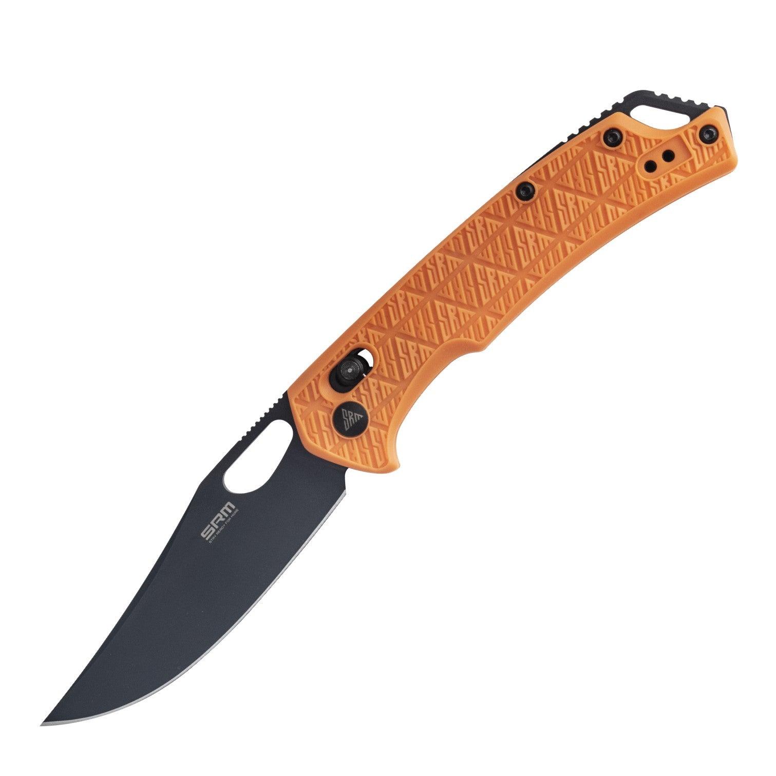 SRM hunting pocket knife Retreiver 9201-PJ | 8Cr13MOV clip point blade