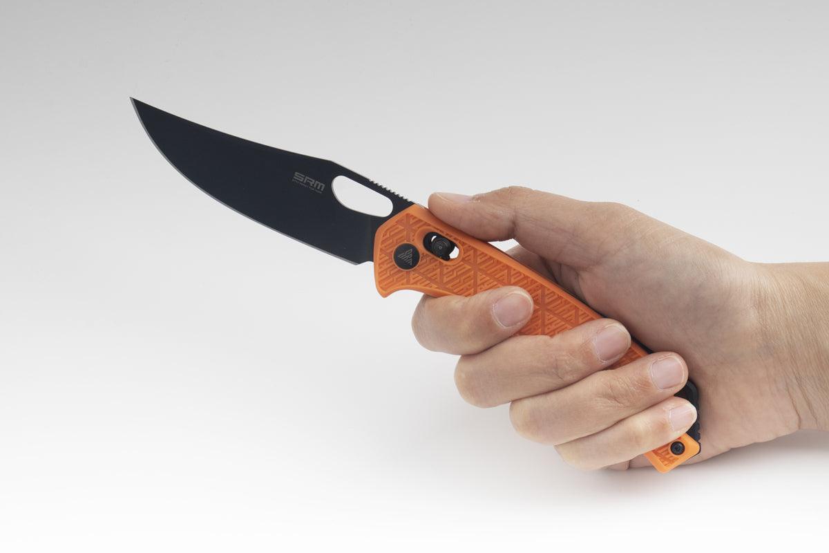 SRM hunting pocket knife Retreiver 9201-PJ | 8Cr13MOV clip point blade