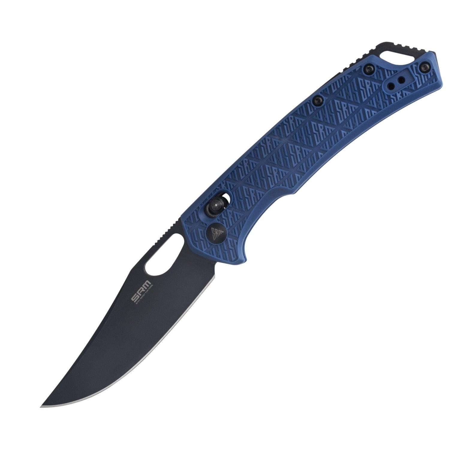 SRM hunting pocket knife Retreiver 9201-PL | 8Cr13MOV steel clip point blade