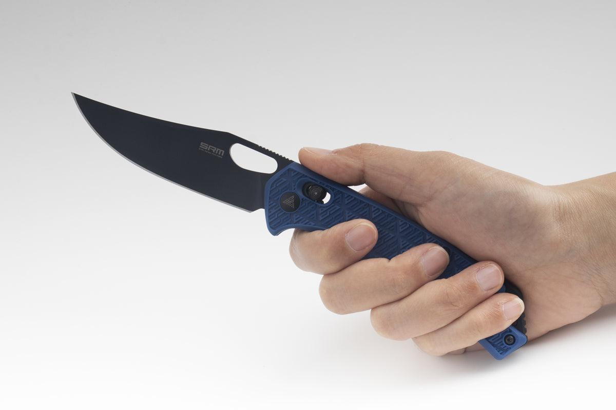 SRM hunting pocket knife Retreiver 9201-PL | 8Cr13MOV steel clip point blade