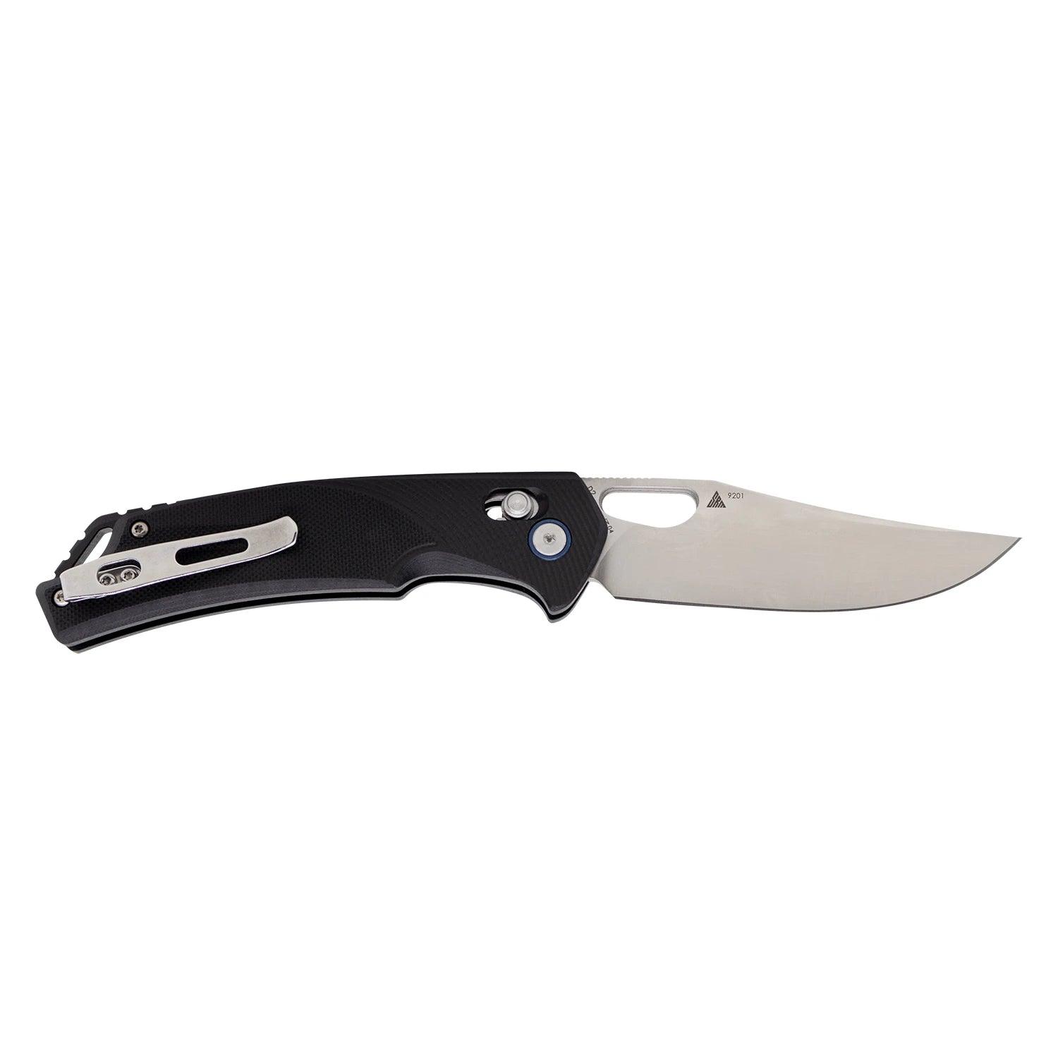SRM hunting pocket knife Retreiver 9201 | D2 steel blade and black G10 handle