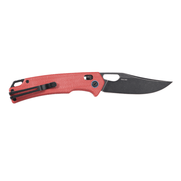 SRM hunting pocket knife Retreiver 9203-MR2 | Red Micarta handle