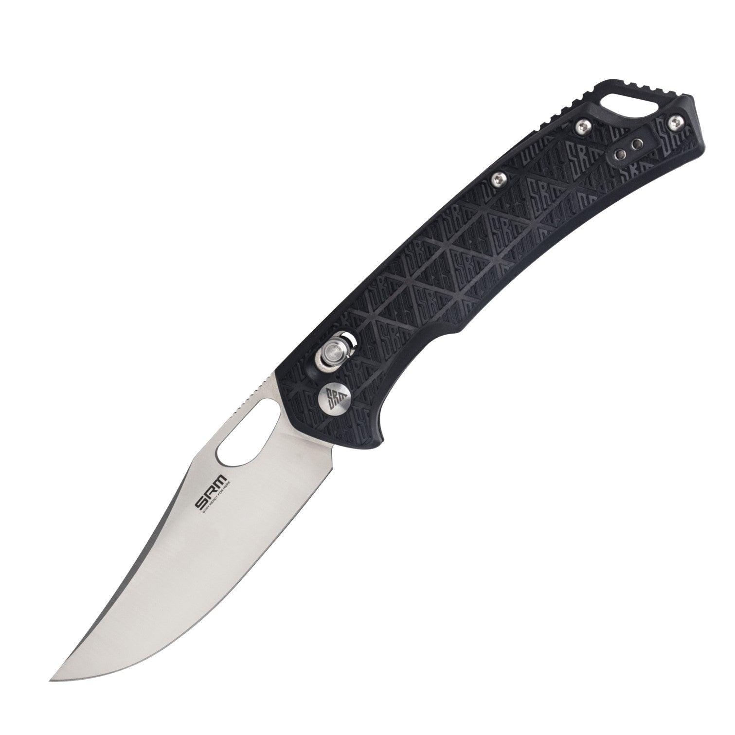 SRM hunting pocket knife Retriever 9201-PB | 8Cr clip point blade and FRN handle