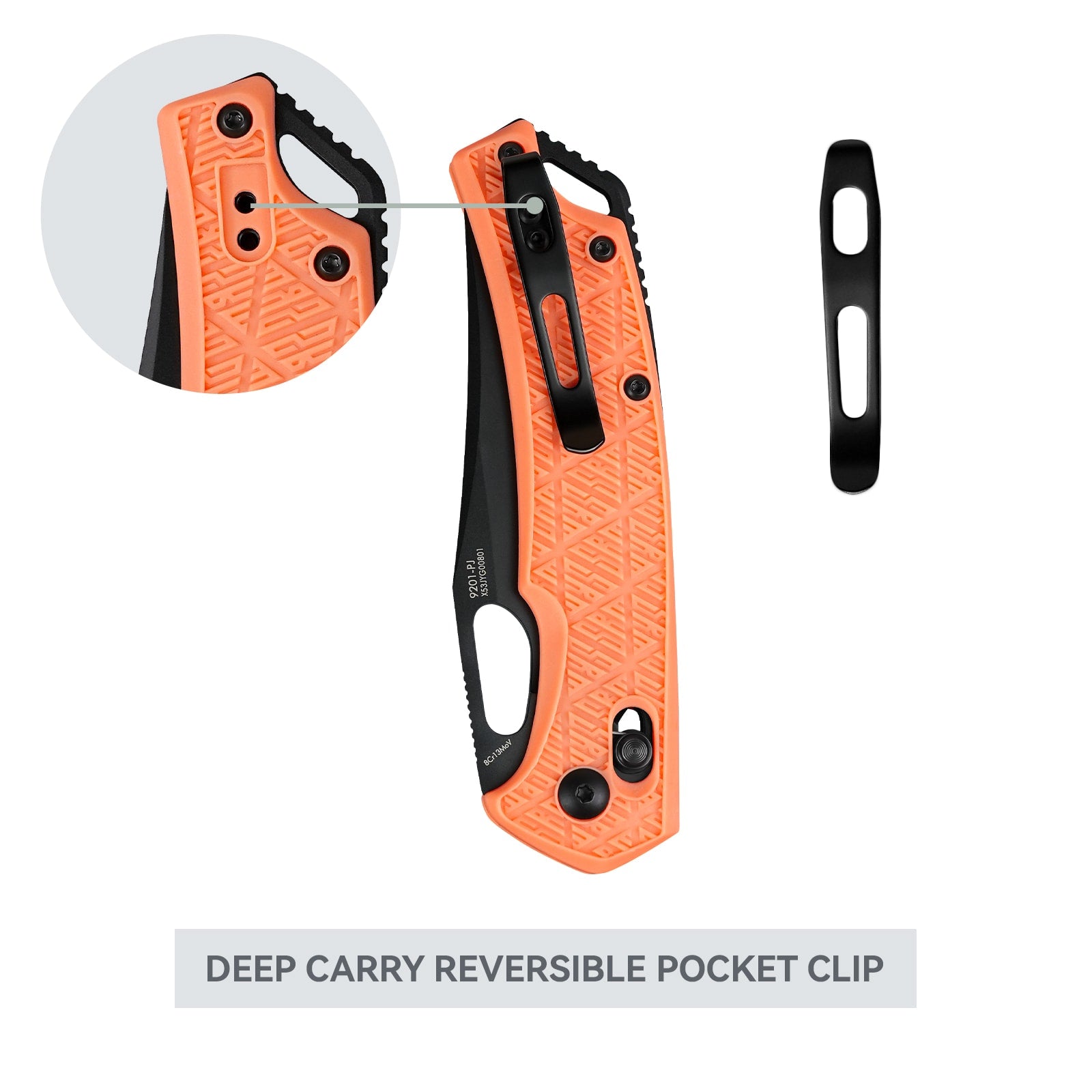 SRM Folding hunting knife Retriever 9201-PJ - Clip point blade knife