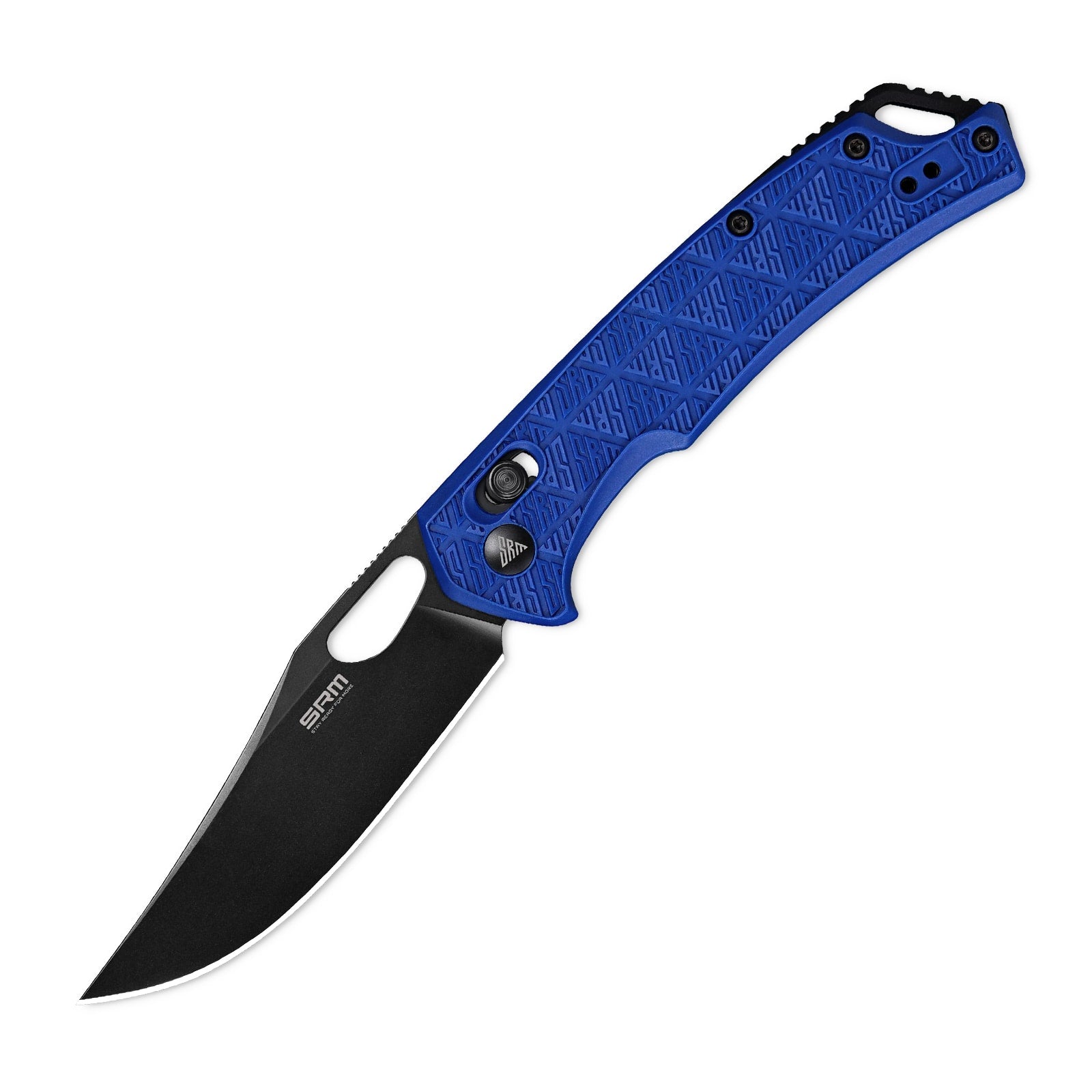 SRM Retriever 9201-PL folding hunting knife with blade open