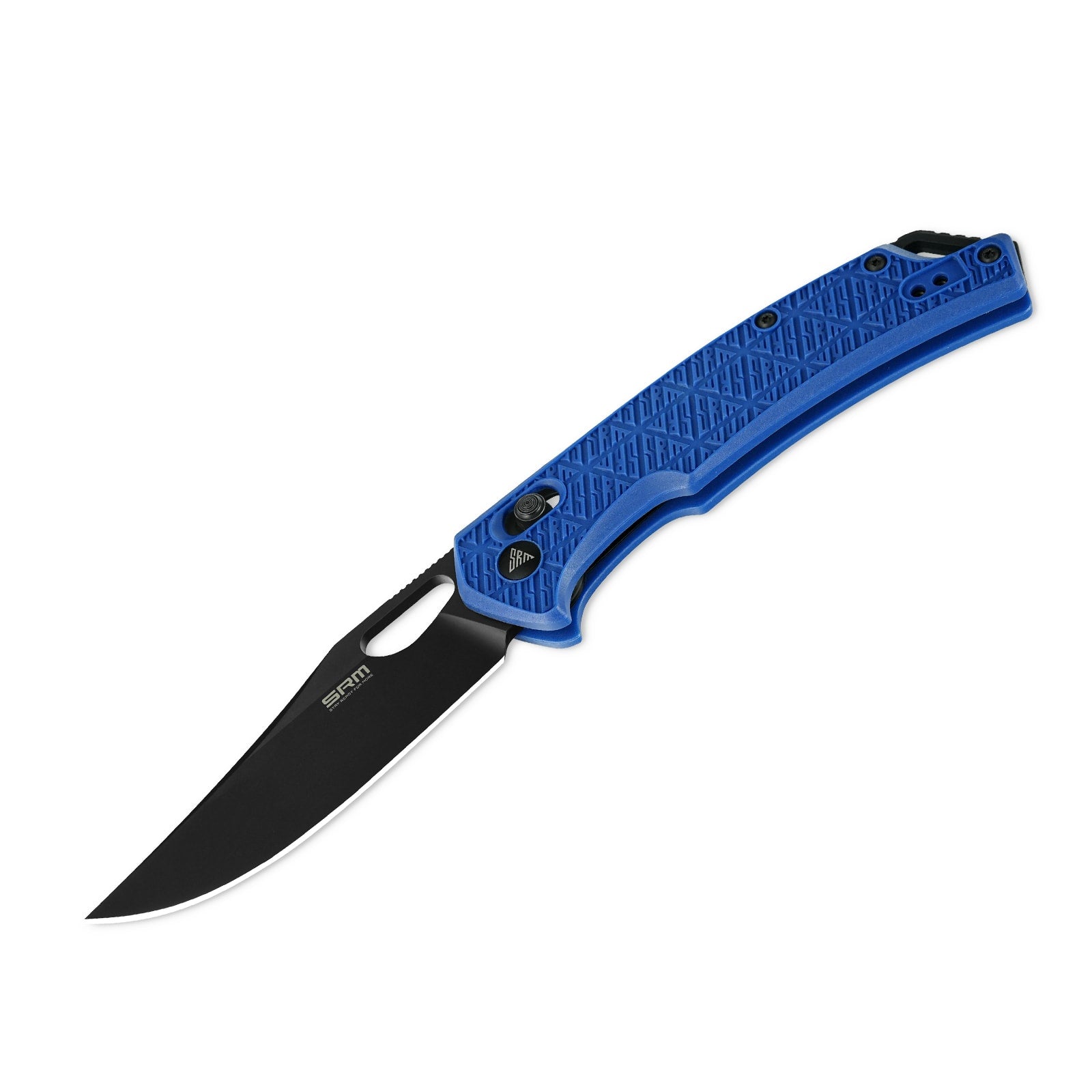 セミドライ　ネイビー　L. 3/2mm レガシー SRM Folding hunting knife Retriever 9201-PL - Clip point blade knife