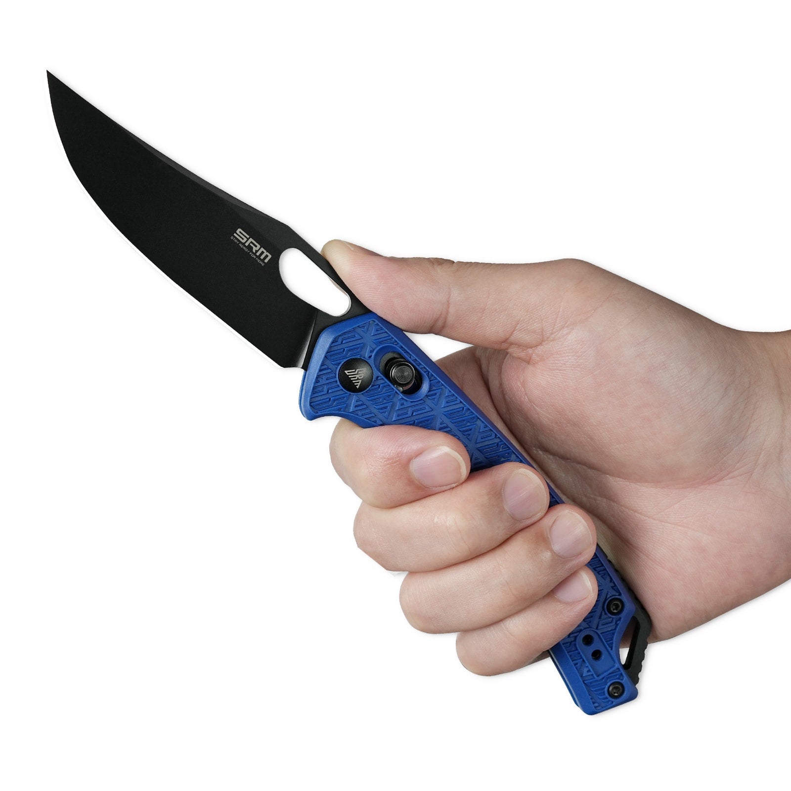 THUMB LAST STRUGGLE 9人の侍 SRM Folding hunting knife Retriever 9201-PL - Clip point blade knife