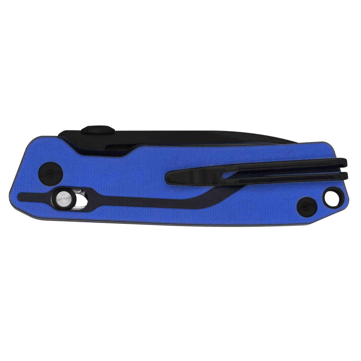 SRM tactical pocket knife Rubik 7228-GI | D2 steel blade and blue G10 handle