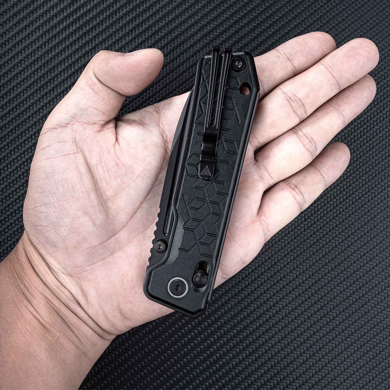 SRM Tactical Pocket Knife Rubik 7228B-AB | EDC Knife with Ambi clip