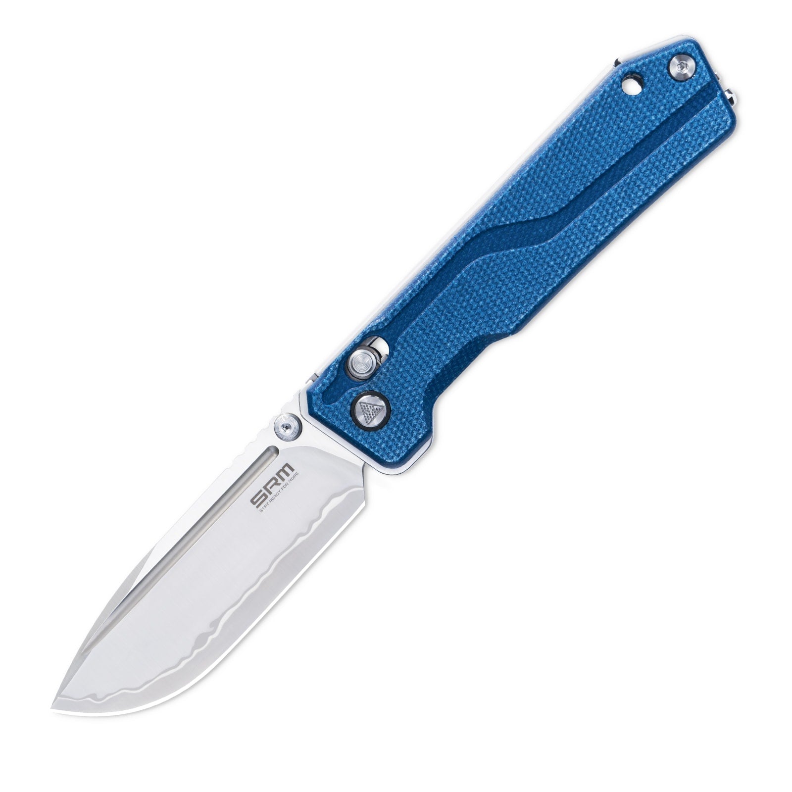 SRM Rubik 7228B-ME2 tactical pocket knife with blade open