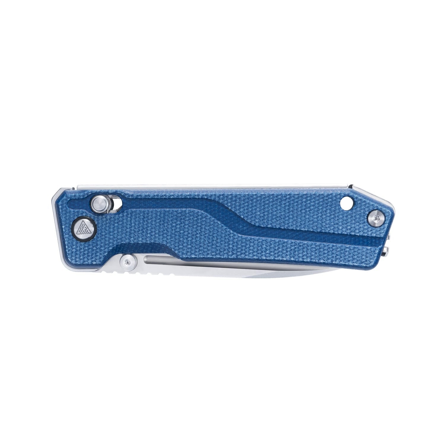 SRM Ambi Lock tactical pocket knife Rubik 7228B-ME2 - Blue Micarta Handle