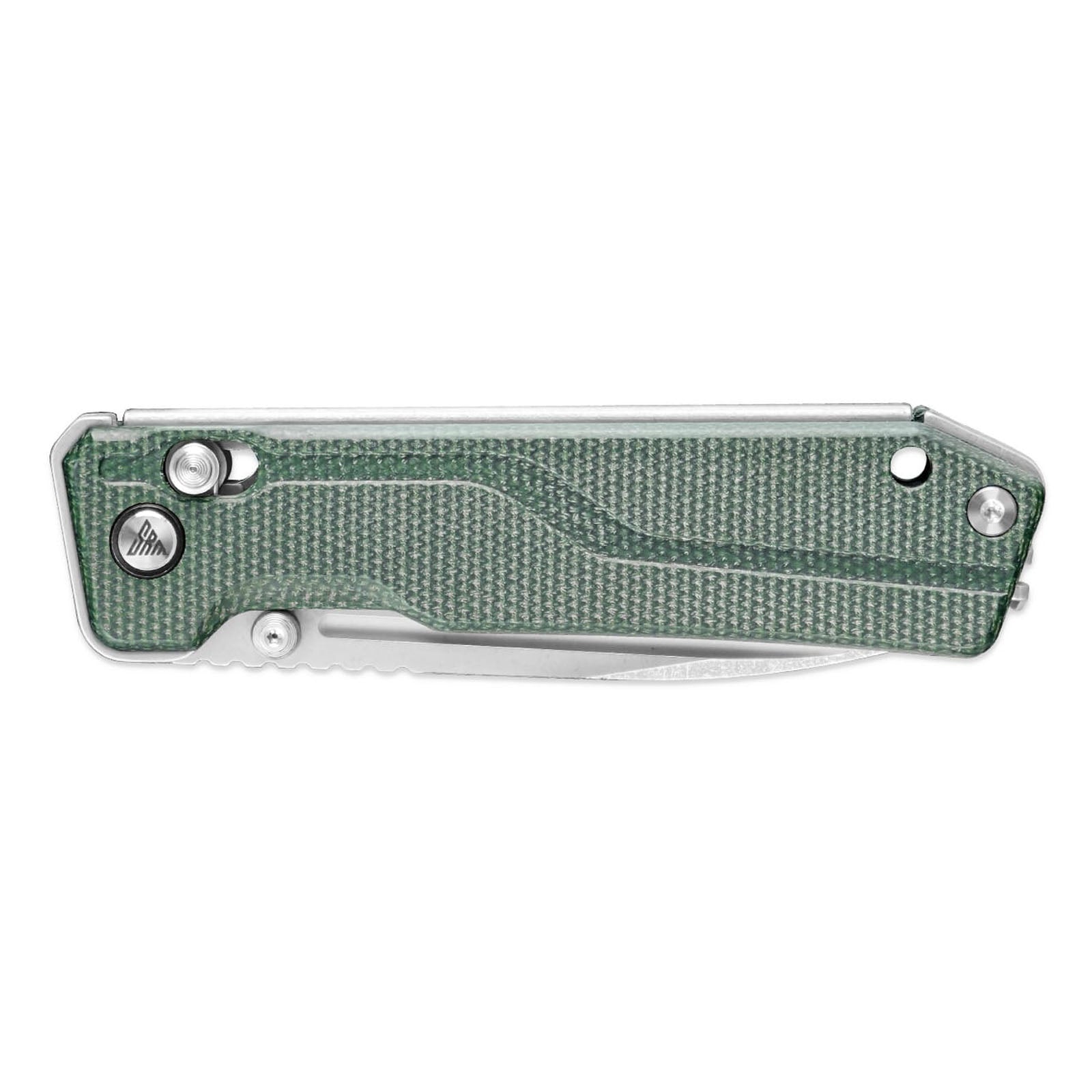 Side view of SRM Rubik 7228B-MG tactical pocket knife handle