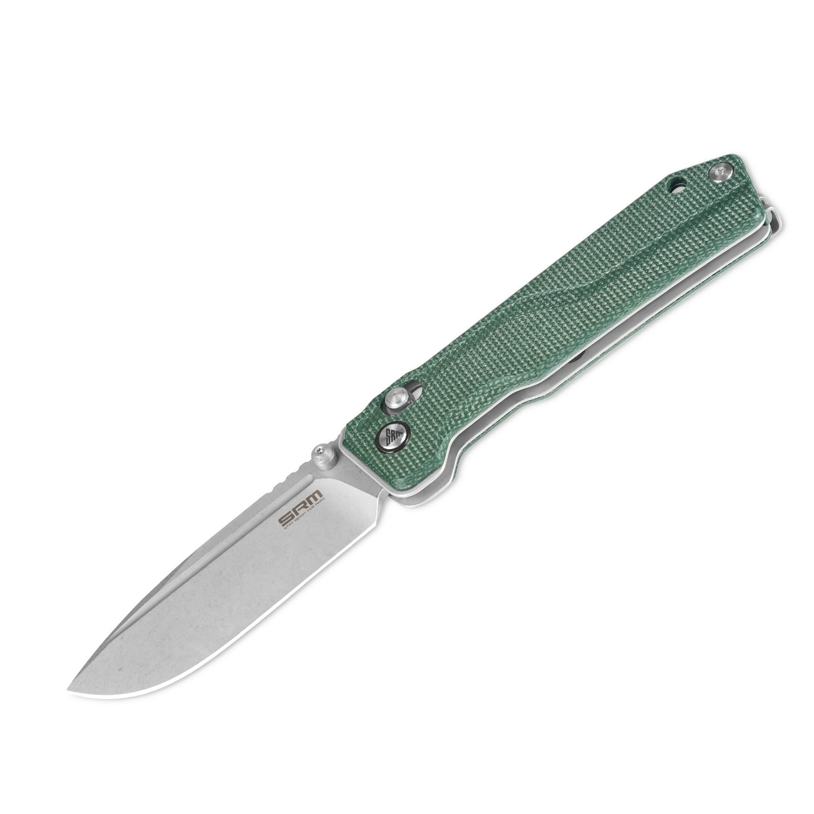 SRM Tactical Pocket Knife Rubik 7228B-MG | EDC Knife with Ambi clip