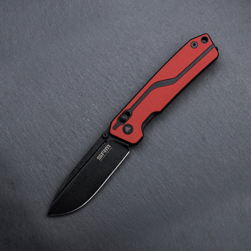 SRM tactical pocket knife Rubik 7228L-GV2 | 10Cr15CoMoV steel blade and G10 handle