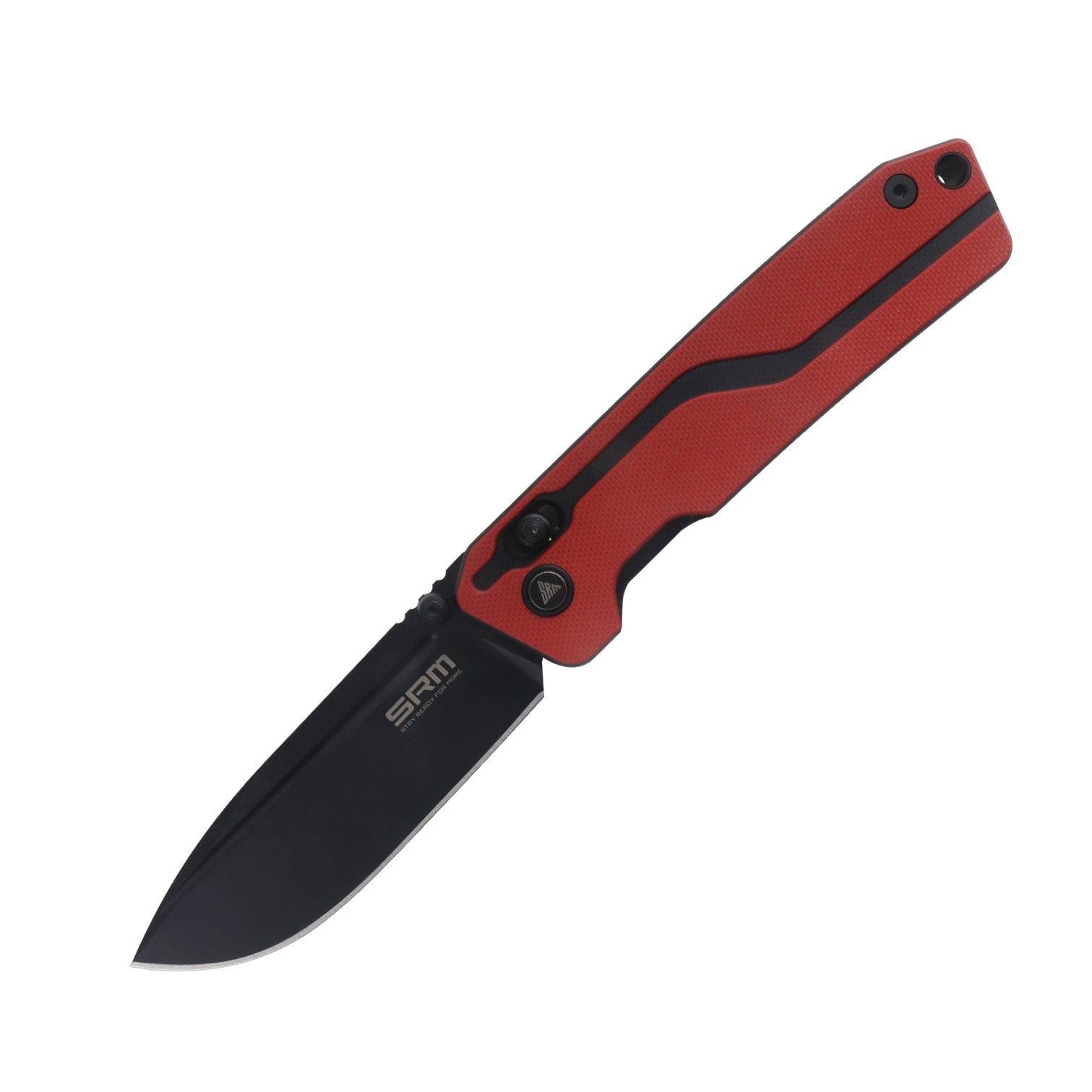 Tactical pocket knife Rubik 7228L-GV | 10Cr steel blade and G10 handle | SRM Knives