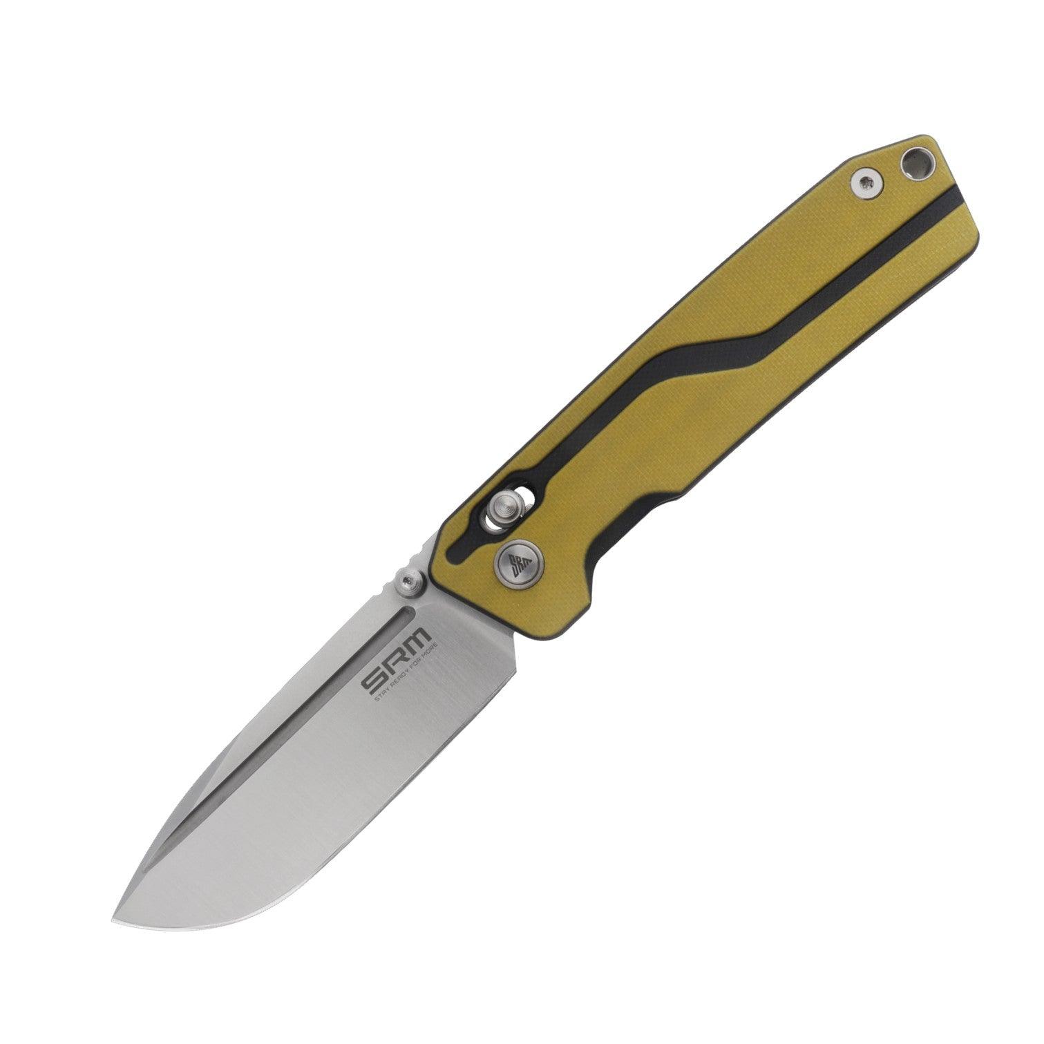 SRM tactical pocket knife Rubik 7228L-GW | 10Cr steel blade and G10 handle