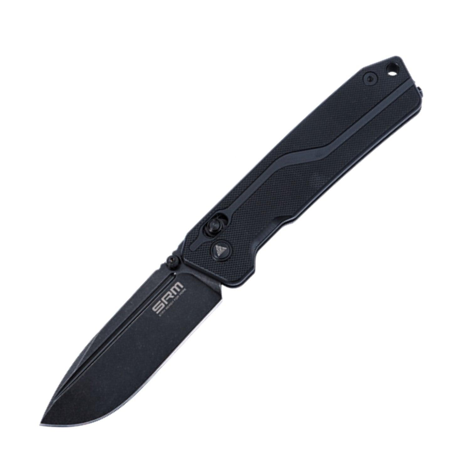 SRM tactical pocket knife Rubik 7228L-MB2 | 10Cr15CoMoV blade and Micarta handle