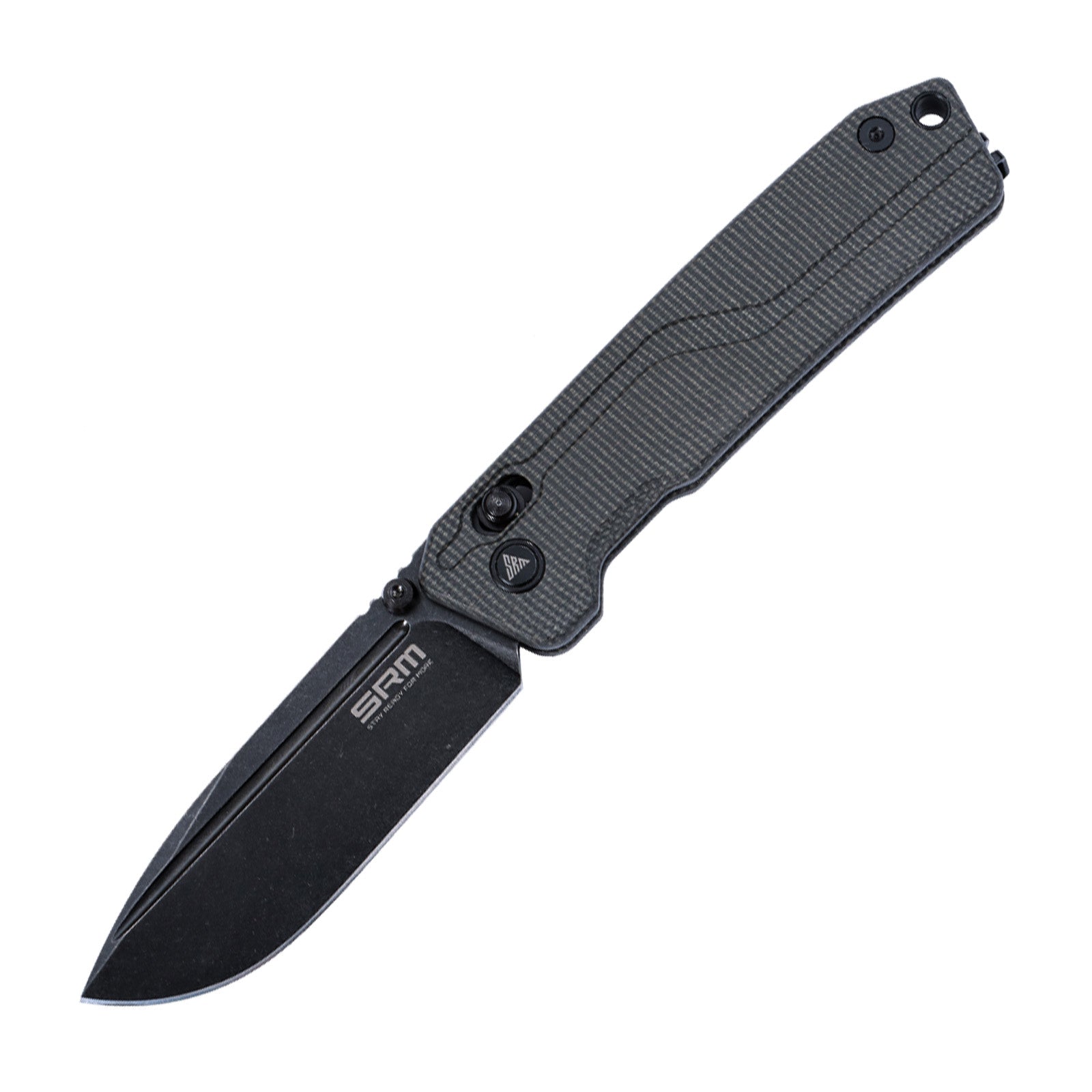 SRM tactical pocket knife Rubik 7228L-MB2 | 10Cr15CoMoV blade and Micarta handle