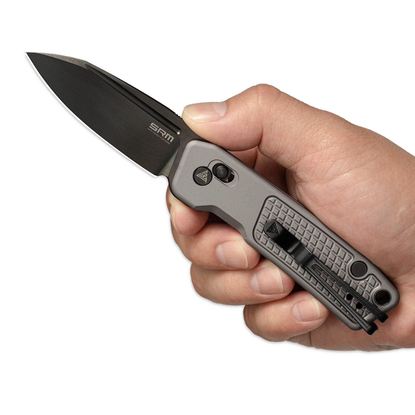 SRM EDC pocket knife Scout 7229-AK | 14C28N steel blade and Aluminum handle tactical knife
