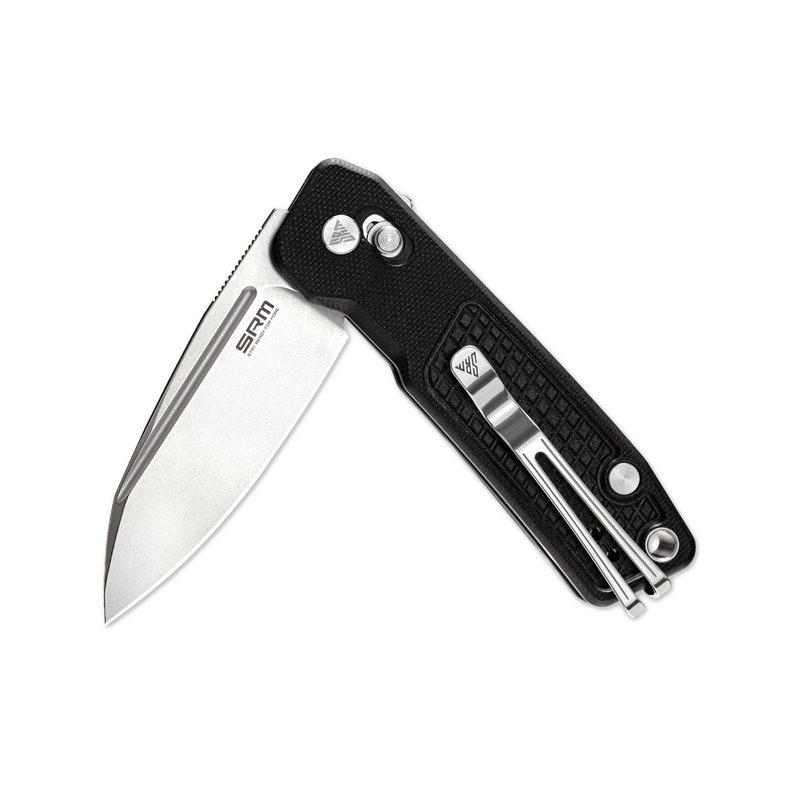SRM EDC pocket knife Scout 7229-GB | 14C28N steel blade and G10 handle tactical knife