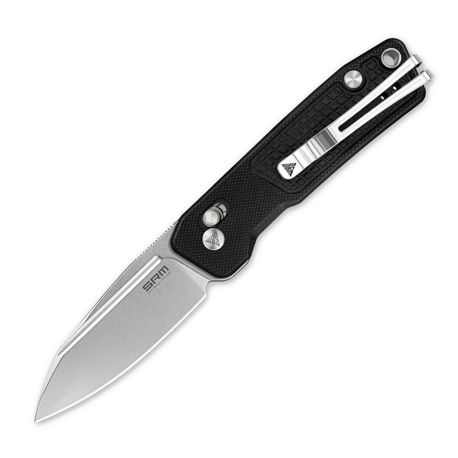 SRM EDC pocket knife Scout 7229-GB | 14C28N steel blade and G10 handle tactical knife