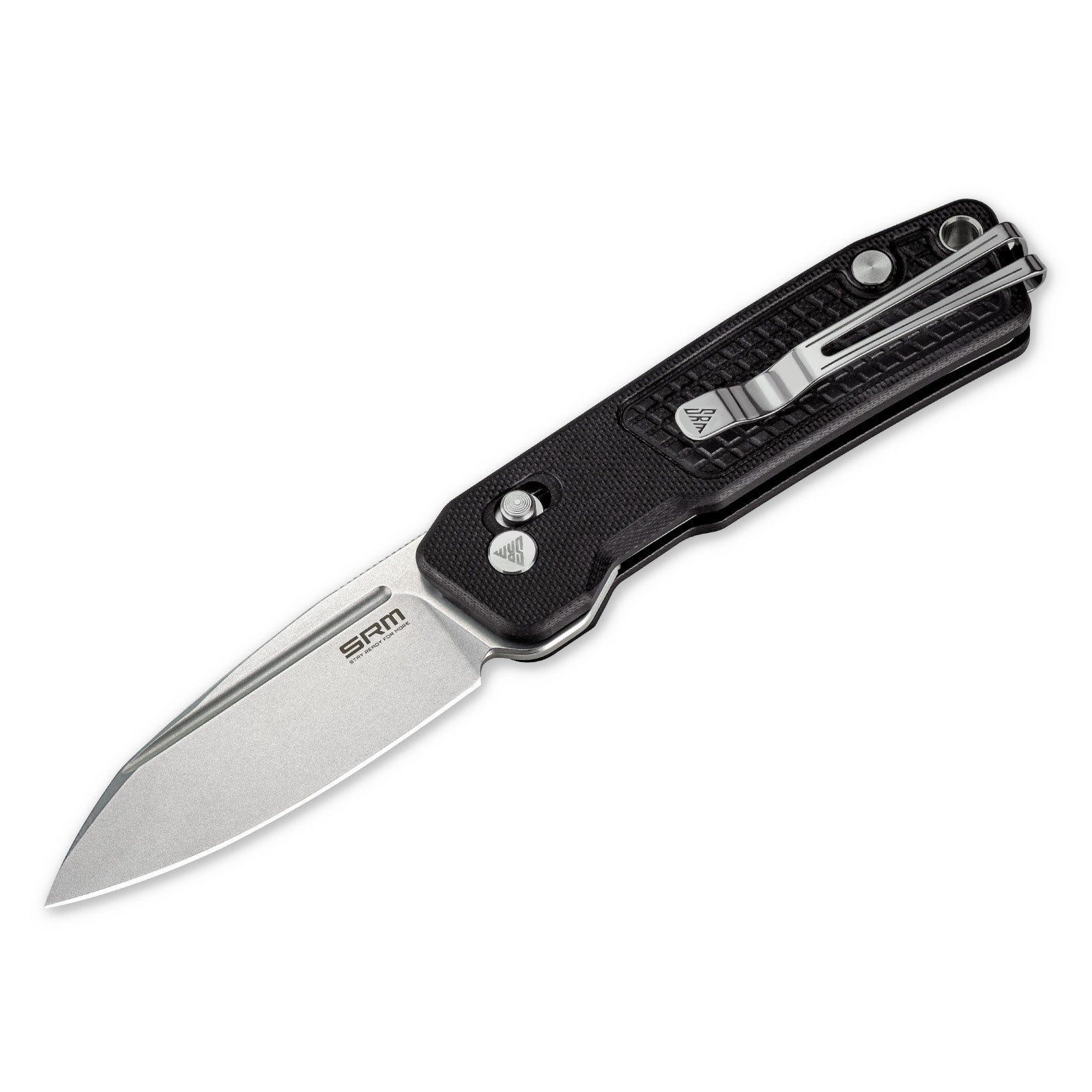 SRM EDC pocket knife Scout 7229-GB | 14C28N steel blade and G10 handle tactical knife