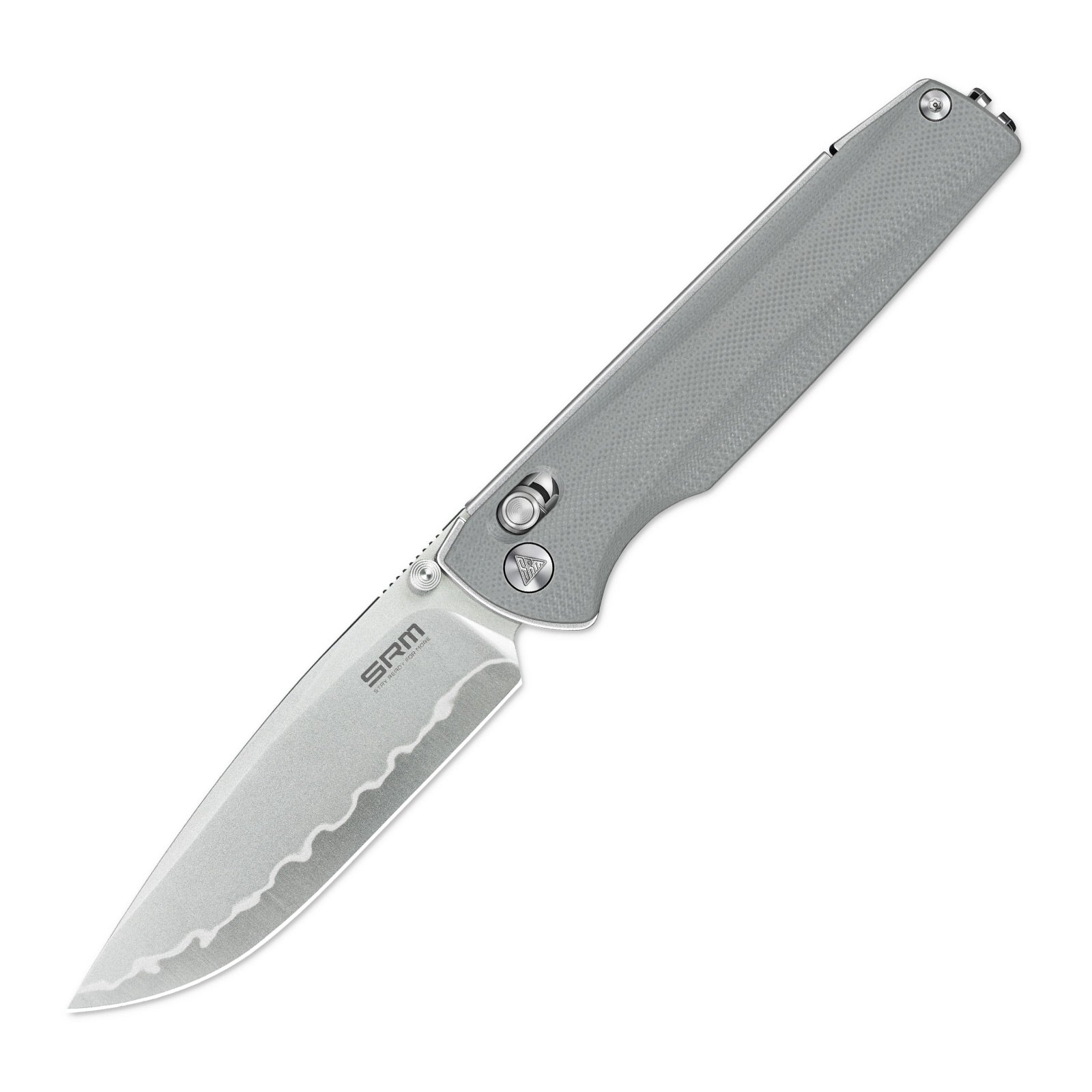 SRM Terrier 258L-GK2 EDC pocket knife with blade open