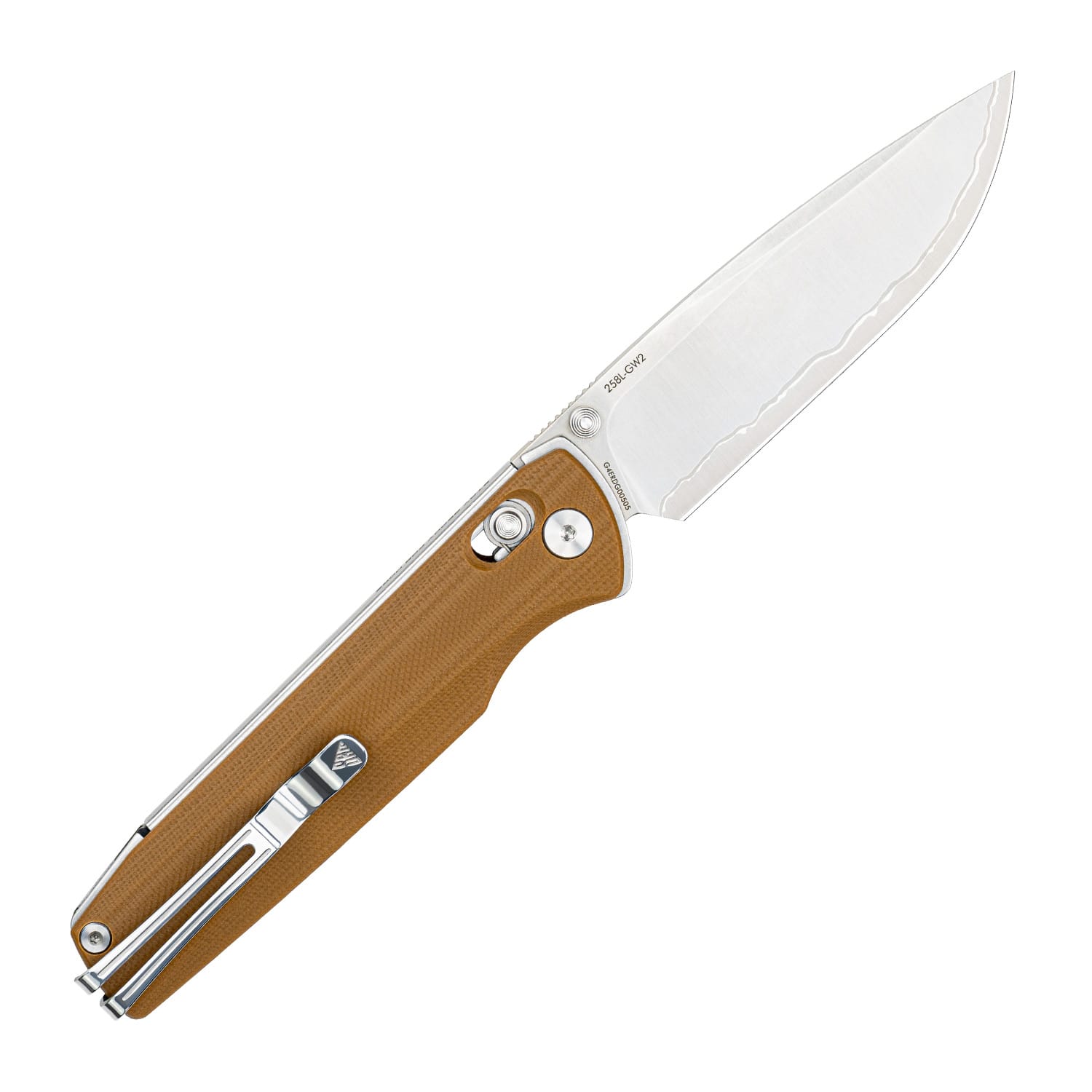 SRM Ambi Lock EDC pocket knife Terrier 258L-GW2 | Practical Ambi clip