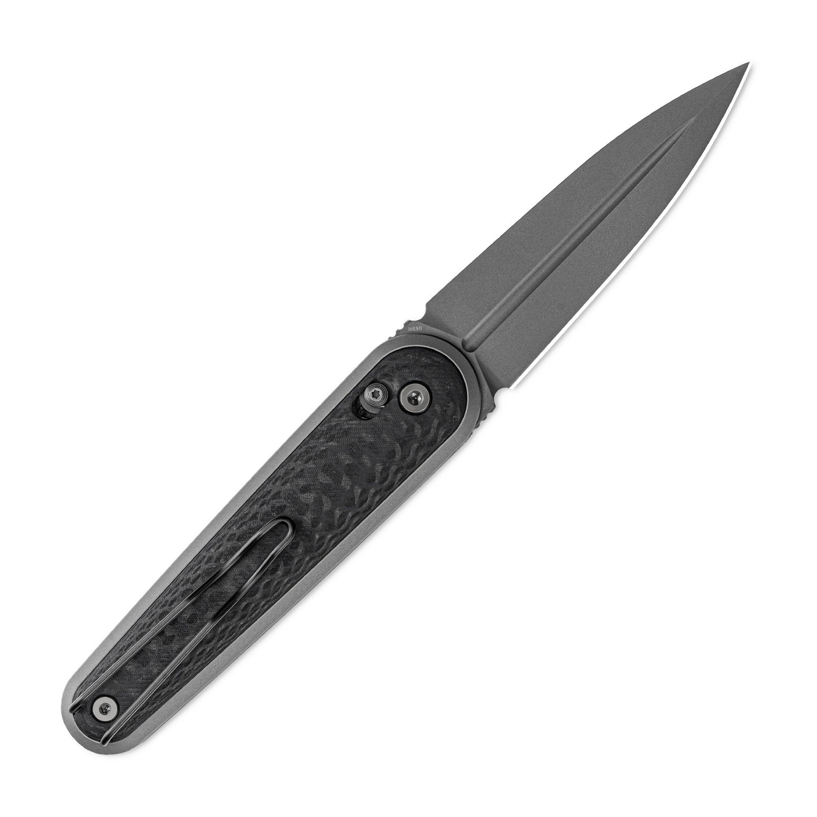 SRM EDC pocket knife Twin 251MB-GB - Invisible flipper dagger knife