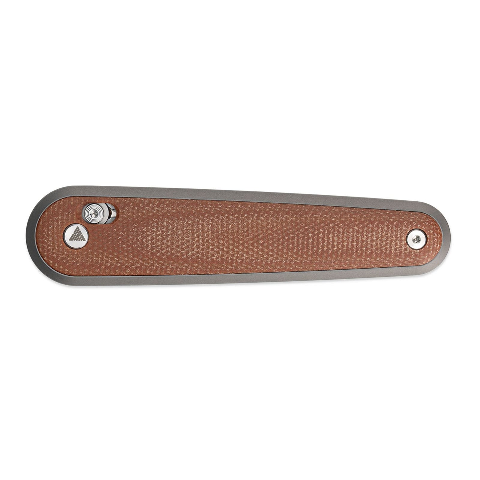 Side view of SRM Twin 251MB-MN EDC knife handle