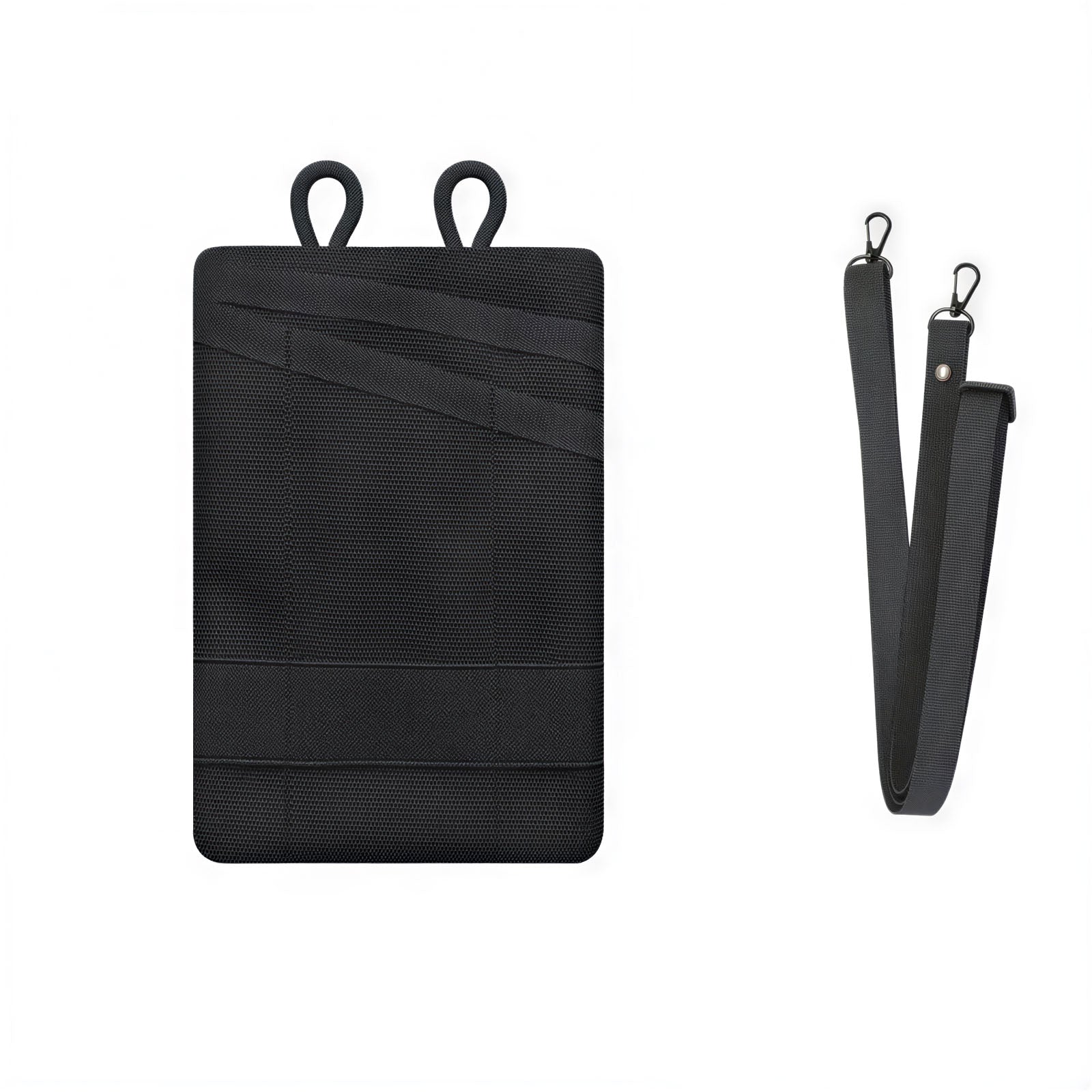 SRM black Nylon Zippered EDC pocket knife pouch