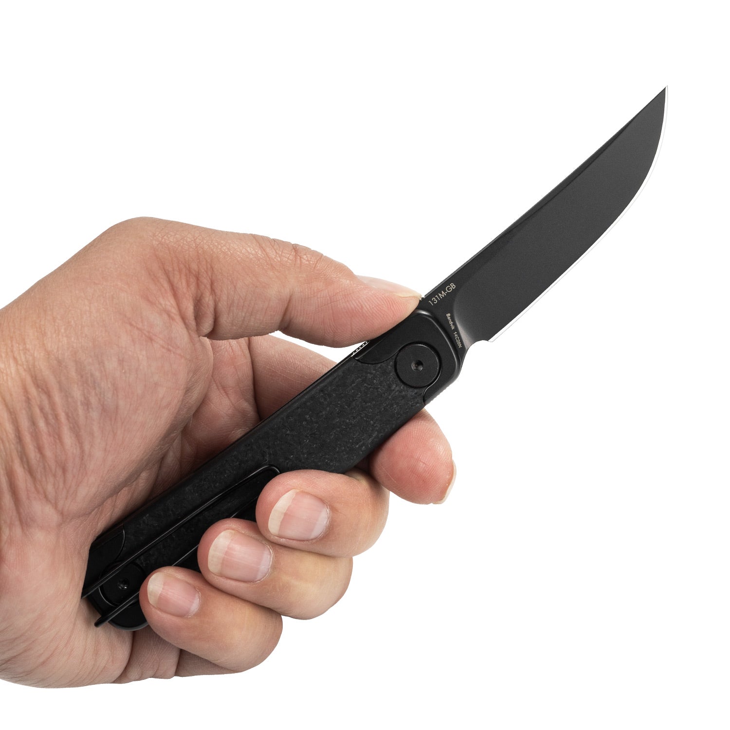 SRM Liner Lock Folding Knife (14C28N Blade, G10 Handle) Enso 131M-GB