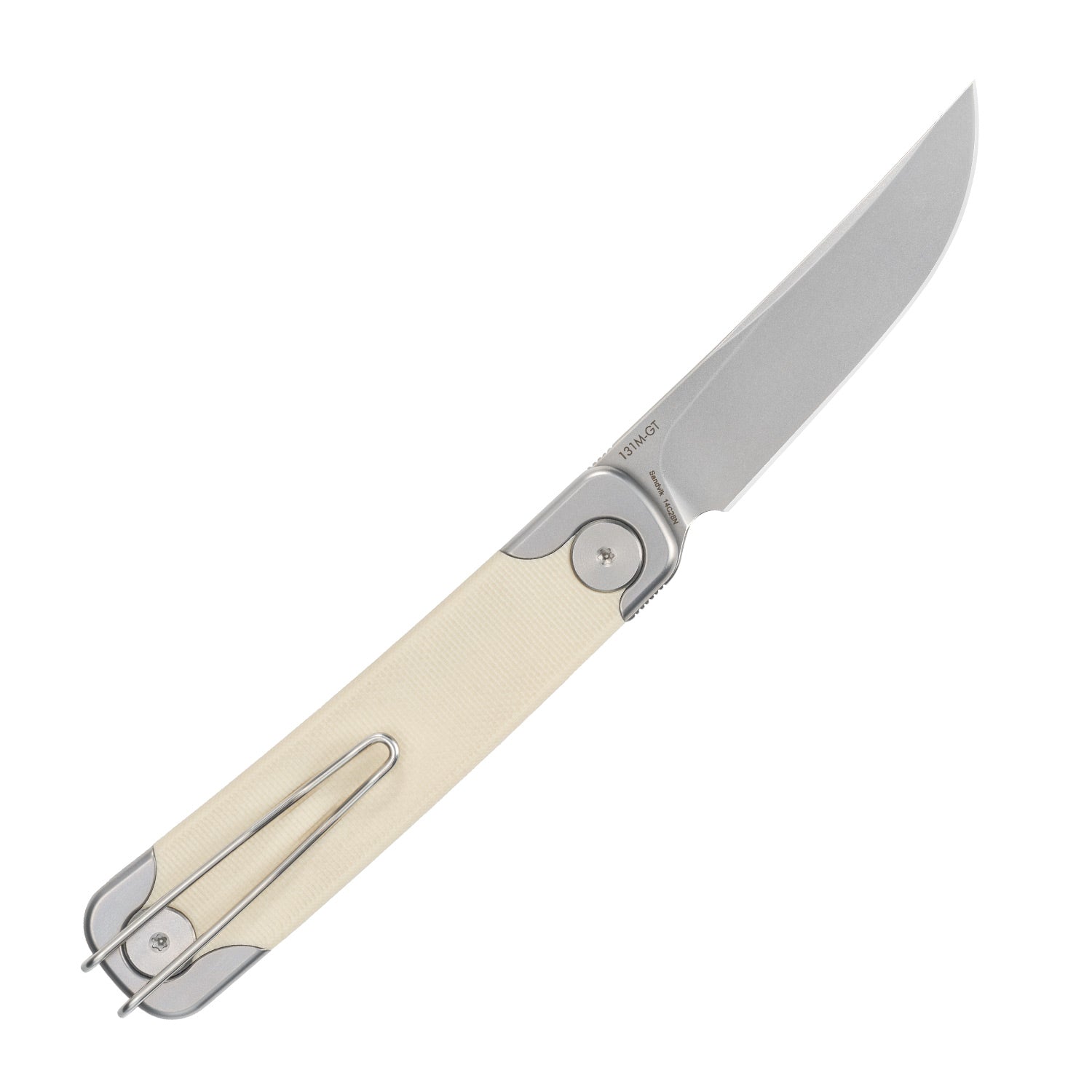 SRM Liner Lock Folding Knife (14C28N Blade, G10 Handle) Enso 131M-GT