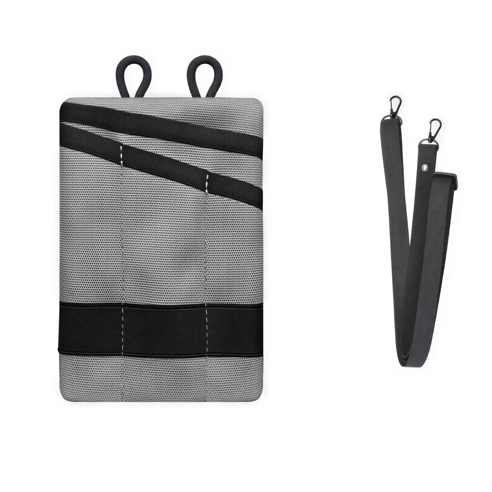 SRM grey Nylon Zippered EDC pocket knife pouch