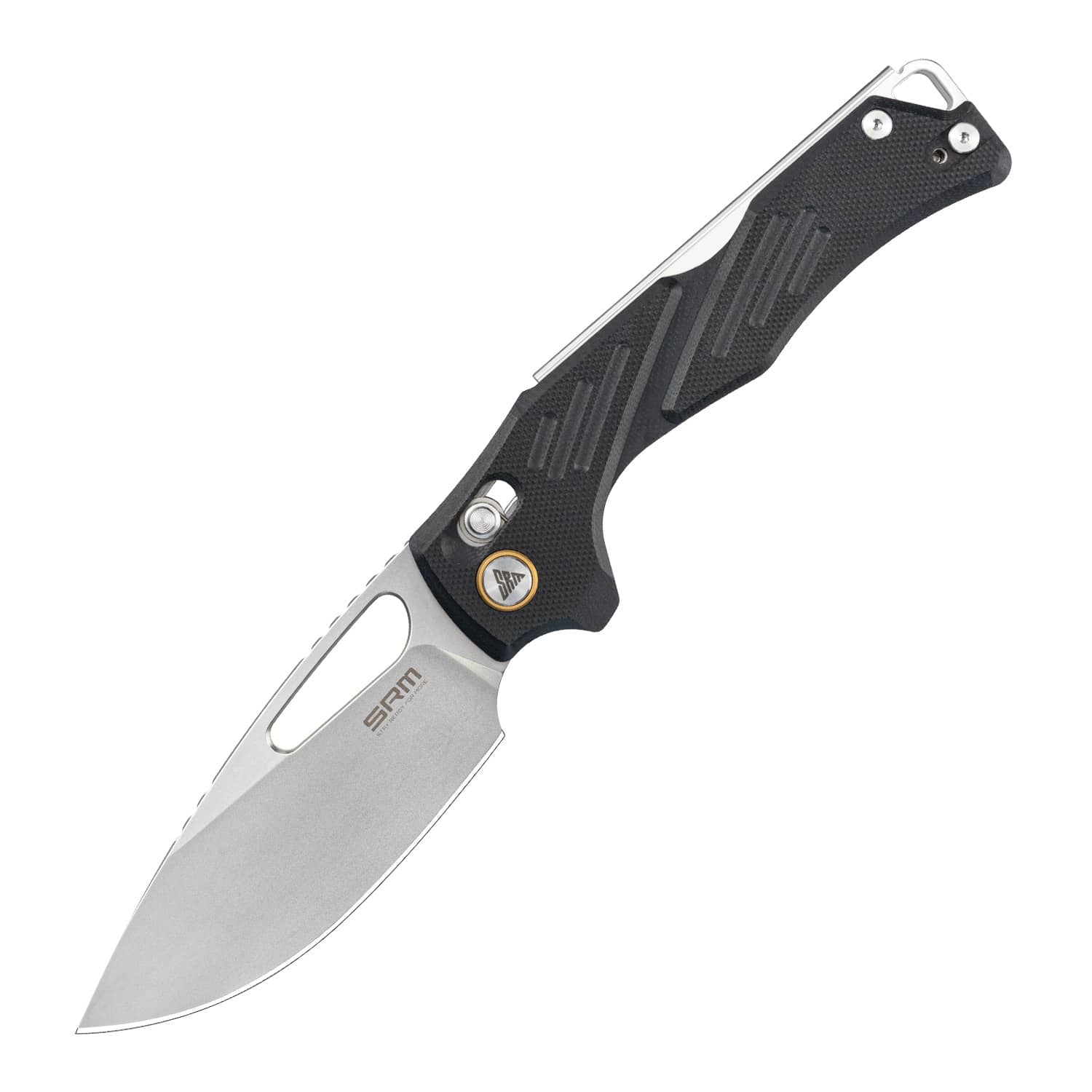 SRM Folding hunting knife Mirage 239X-GB | 14C28N blade and black G10 handle