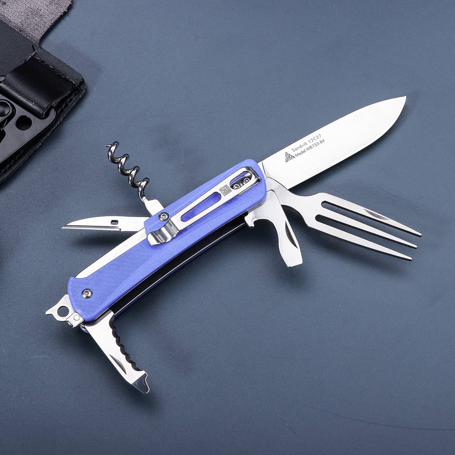 SRM outdoor multifunctional folding knife WB733-B4
