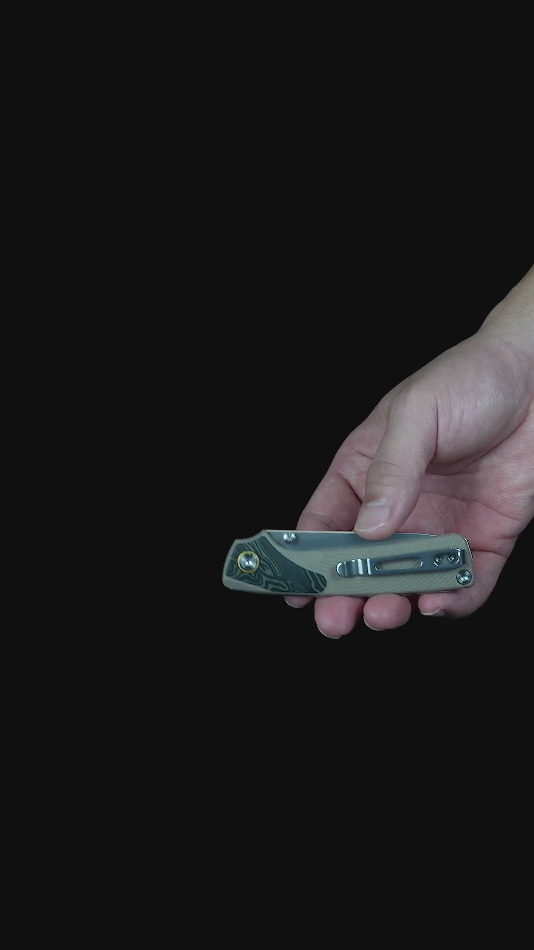 SRM EDC slip joint knife Dome 106M-GW | 14C28N steel blade and G10 handle