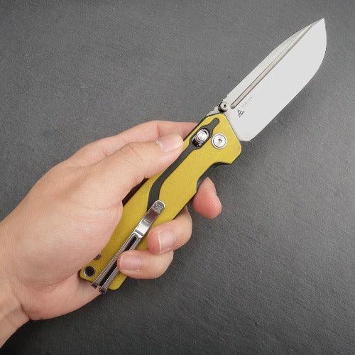 Rubik 7228L-GW (10Cr15CoMoV blade, G10 handle, ambi clip, large size)