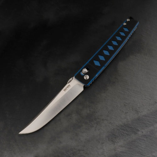 SRM Ambi Lock Folding Knife 9215 (D2 Steel, G10 Handle)
