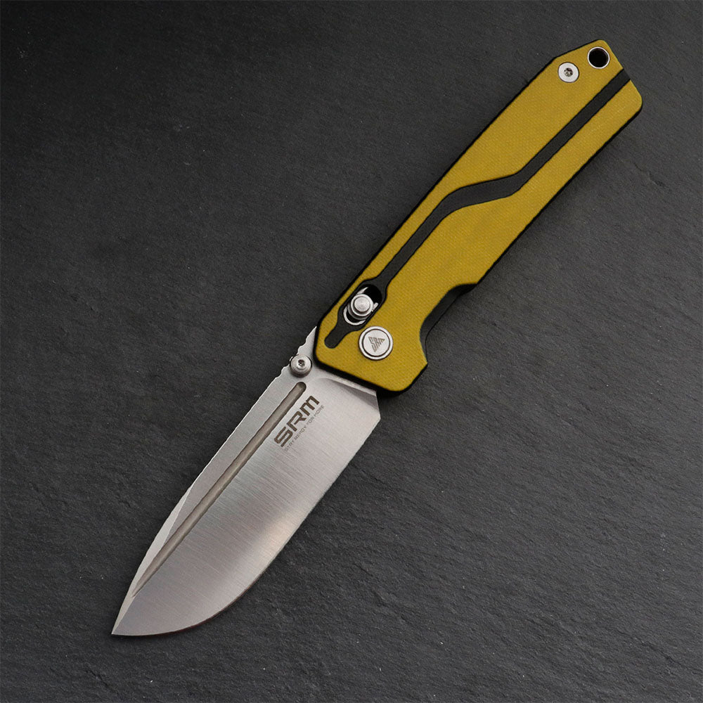 SRM tactical pocket knife Rubik 7228L-GW | 10Cr steel blade and G10 handle
